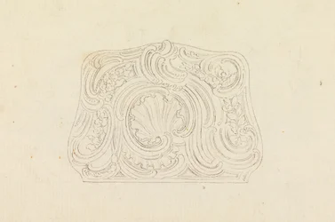 Design for a Snuff Box Cover (recto); Trophy of Hunting (verso)